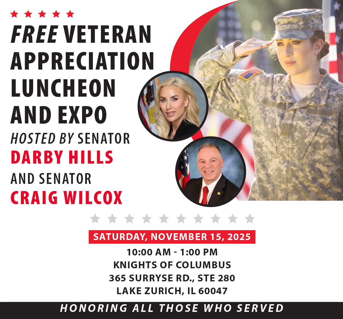 FREE Veteran Appreciation Luncheon & Expo