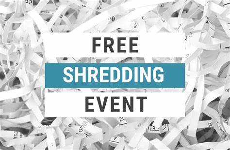 FREE Document Shredding Event & Food Drive