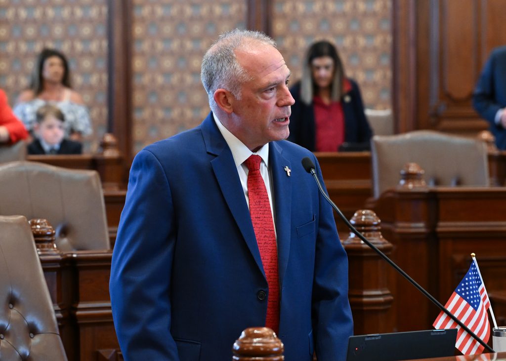 Wilcox discussing a bill