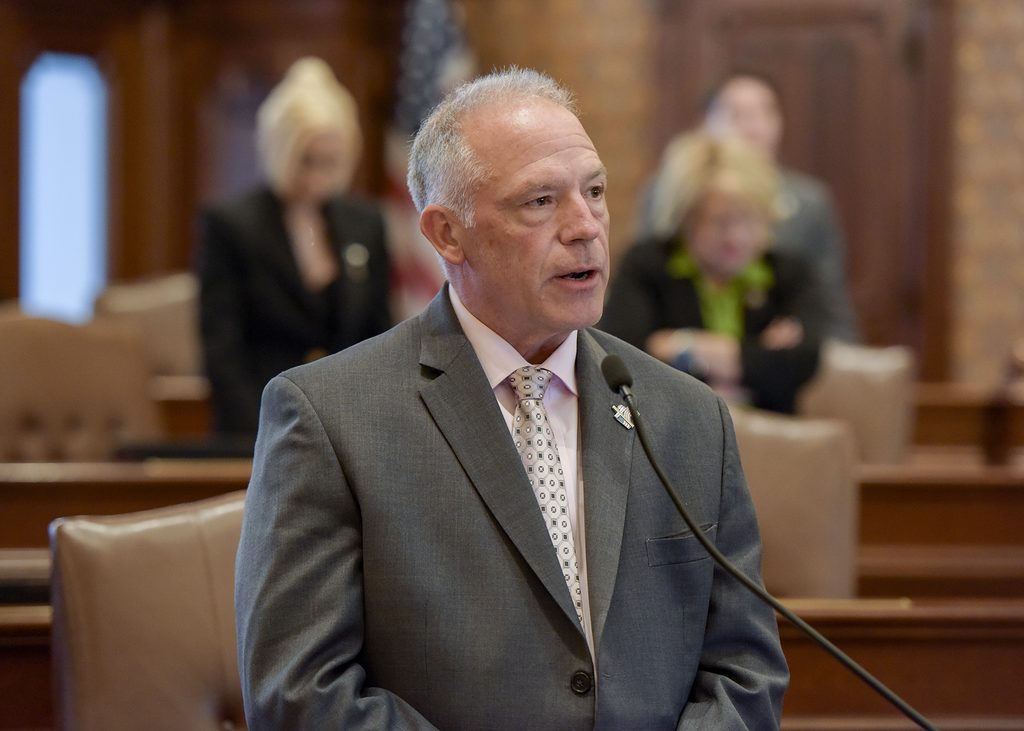 Senator Wilcox on the Senate Floor